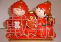 婚慶禮品首選 花開富貴-愛心沙發(fā)擺設(shè)娃娃，傳遞幸福與溫馨