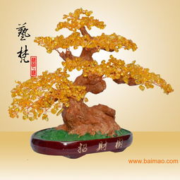 藝梵天然水晶樹脂工藝品 招財樹鎮宅風水擺件的全方位解析